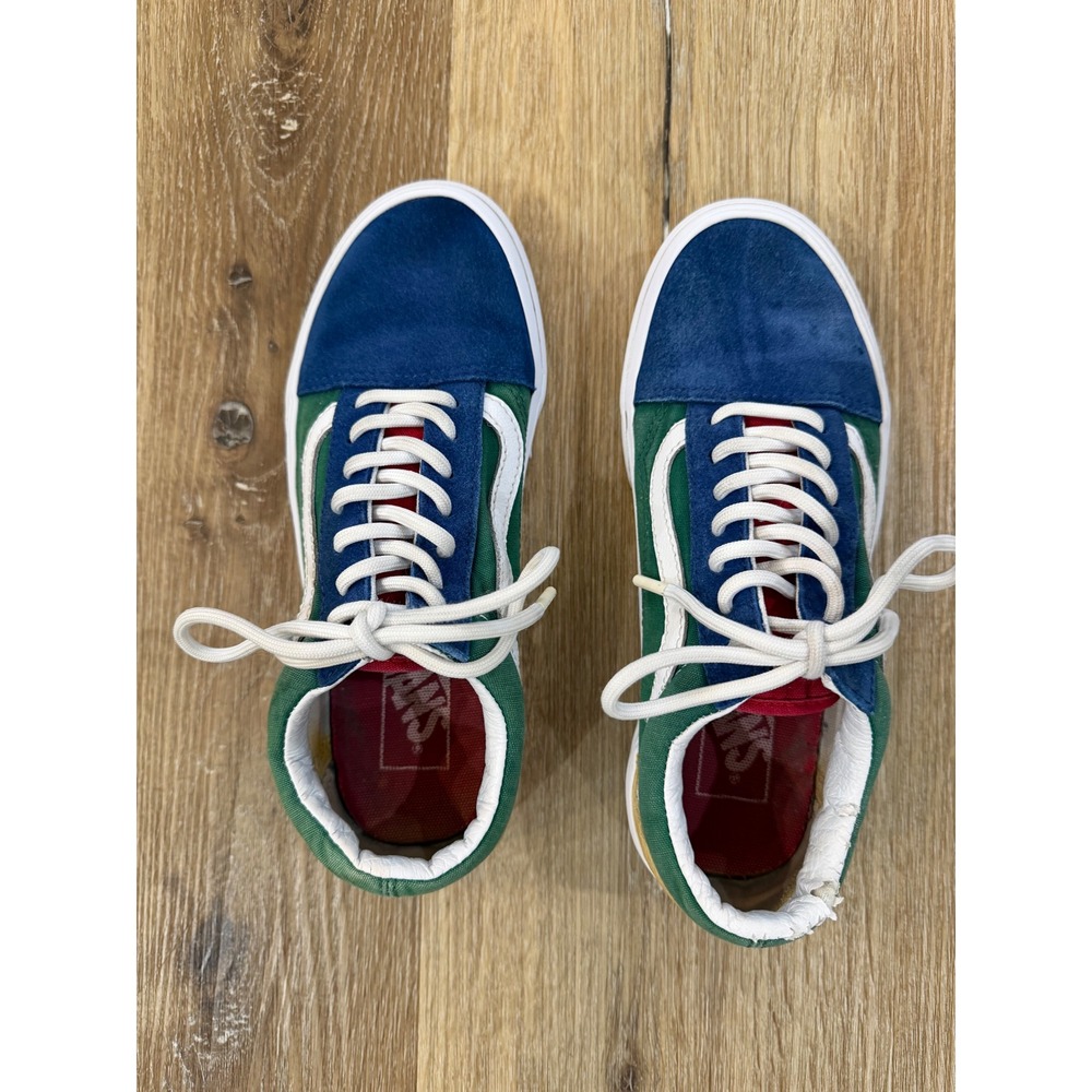 Vans Old Skool Sneakers M5/W6.5 Multi Color Yacht Club Colorblock Skate‎ - Picture 6 of 10